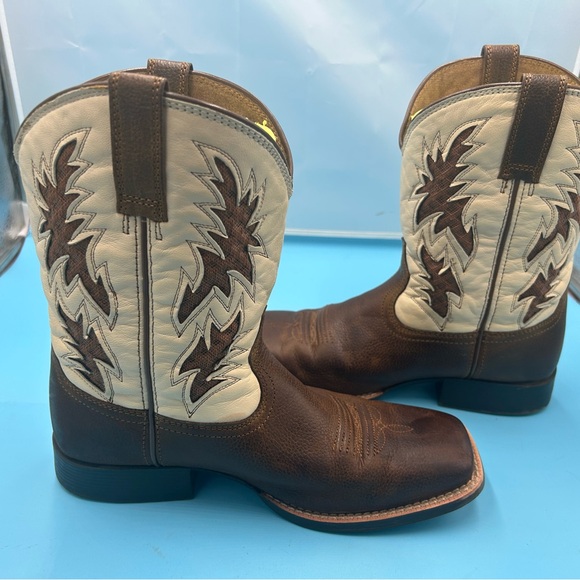 Ariat men 5 ventek cowboy boots - Picture 7 of 9